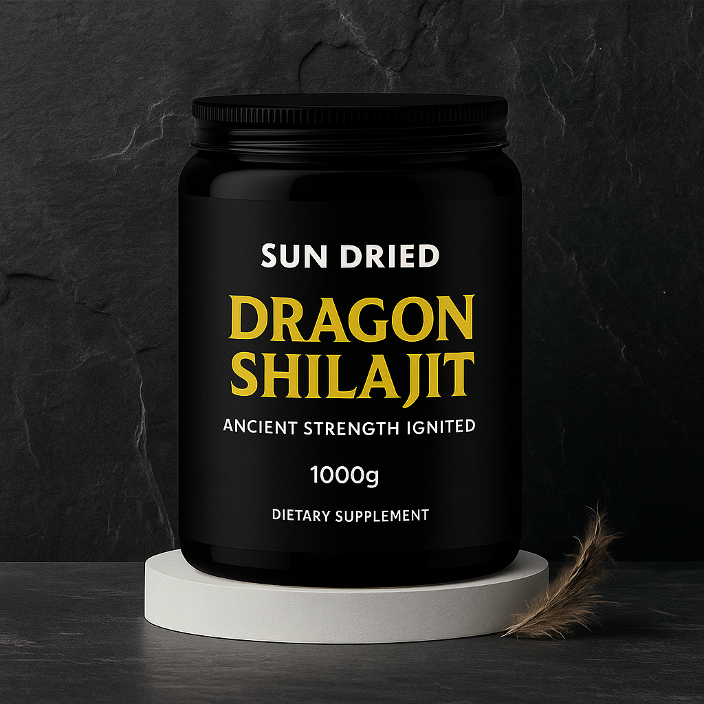 1kg Gold Grade Dragon Shilajit resin jar, authentic Himalayan supplement from Gilgit Baltistan, Pakistan. Naturally sun-dried, glacier water purified, ultra-filtered, and nano-filtered for purity. Ideal for clinics, wellness practitioners, and bulk buyers in USA, Canada, UK, UAE, and Australia. Rich in fulvic acid and minerals for stamina, immunity, and hormonal health.